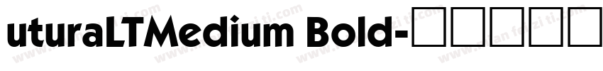 uturaLTMedium Bold字体转换